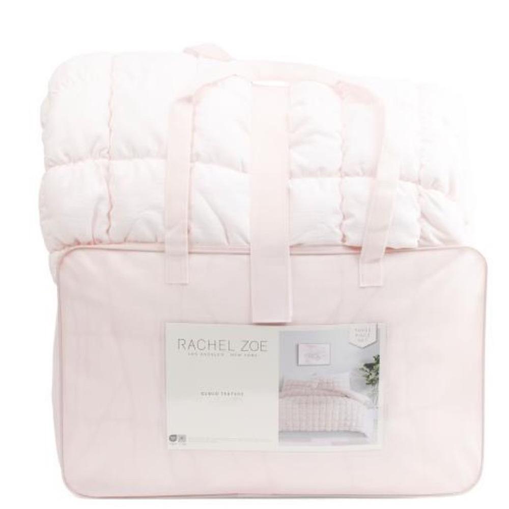 Rachel Zoe Light Pink Dream Cloud Comforter Set